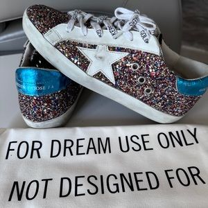 Authentic Glitter Golden Goose sneakers size 37